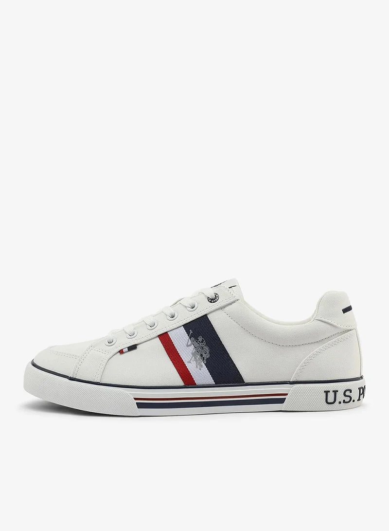 U.S. Polo Assn. white Men's White Sneakers - Elegant Design,Comfortable Casual Shoes for Everyday Wear for Men | Best Price UAE