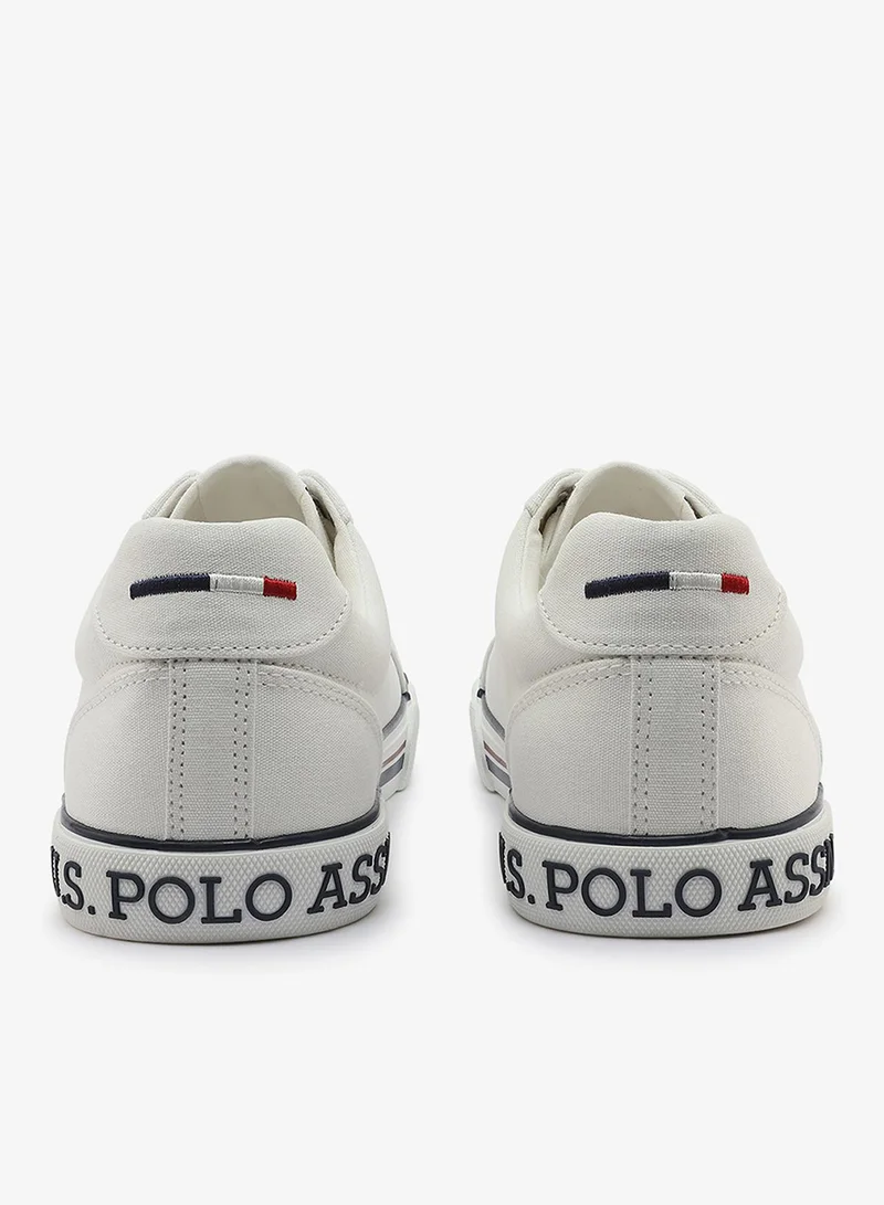 U.S. Polo Assn. white Men's White Sneakers - Elegant Design,Comfortable Casual Shoes for Everyday Wear for Men | Best Price UAE