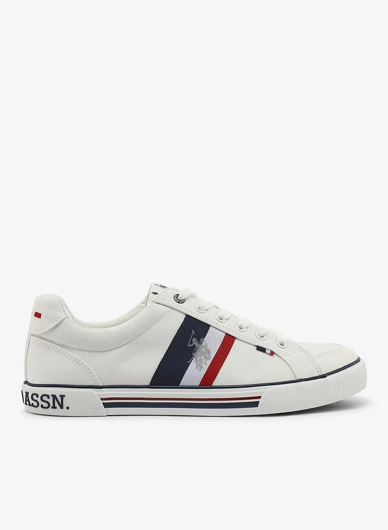 U.S. Polo Assn. white Men's White Sneakers - Elegant Design,Comfortable Casual Shoes for Everyday Wear for Men | Best Price UAE