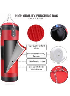 Sky Land Heavy-Duty Pre-Filled Boxing Bag | Professional Training Punching Bag for MMA, Kickboxing, Karate, Muay Thai & Home Gym Strength, Hand-Eye Coordination, Speed Training Workouts – EM-1838  - Image 3