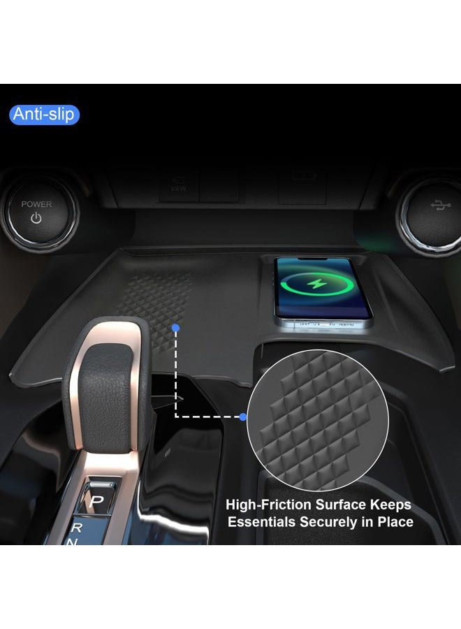 HOUCLEMIC Wireless Charging Anti-Slip Mat for Grand Highlander Accessories, Black Silicone Protective Pad for 2025 2024 Grand Highlander Accessories - Image 4