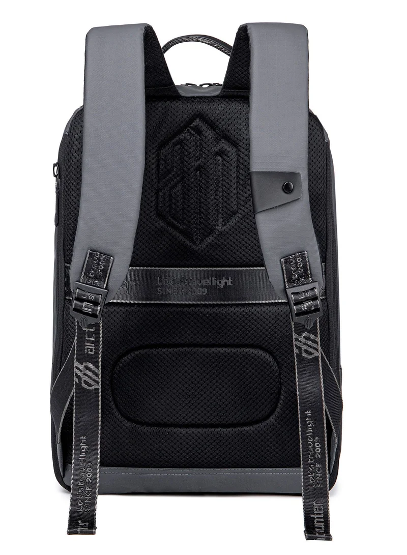 Arctic Hunter Grey Water Repellent Laptop Backpack 15.6 Inch Polyester Travel Shoulder bag for Men and Women, B00529, Grey  | Best Price UAE