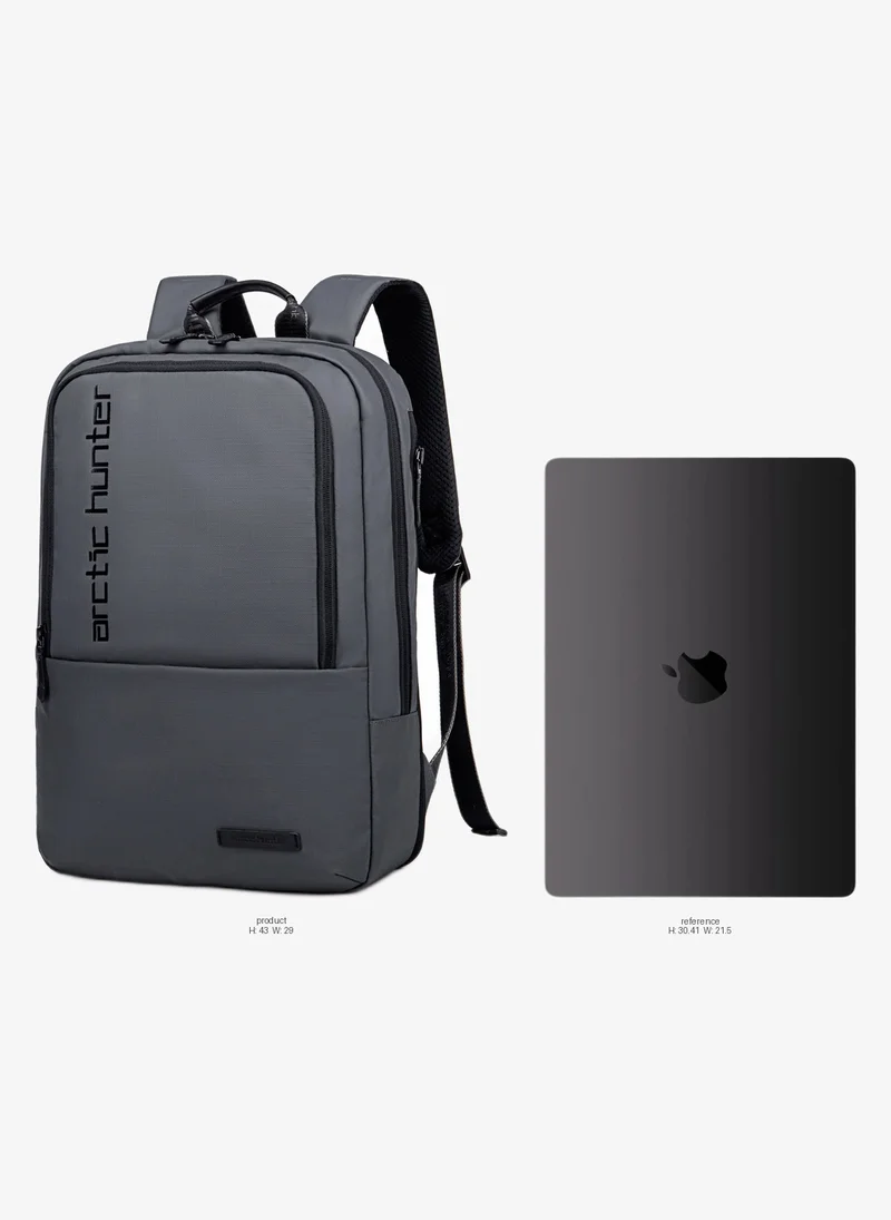 Arctic Hunter Water Repellent Laptop Backpack 15.6 Inch Polyester Travel Shoulder bag for Men and Women, B00529, Grey