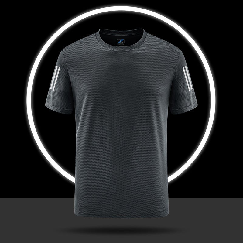 2022 New Ice Silk Men'S Short-Sleeved T-Shirt Men'S Summer Mesh Youth Breathable T-Shirt Sports Quick-Drying - Image 5