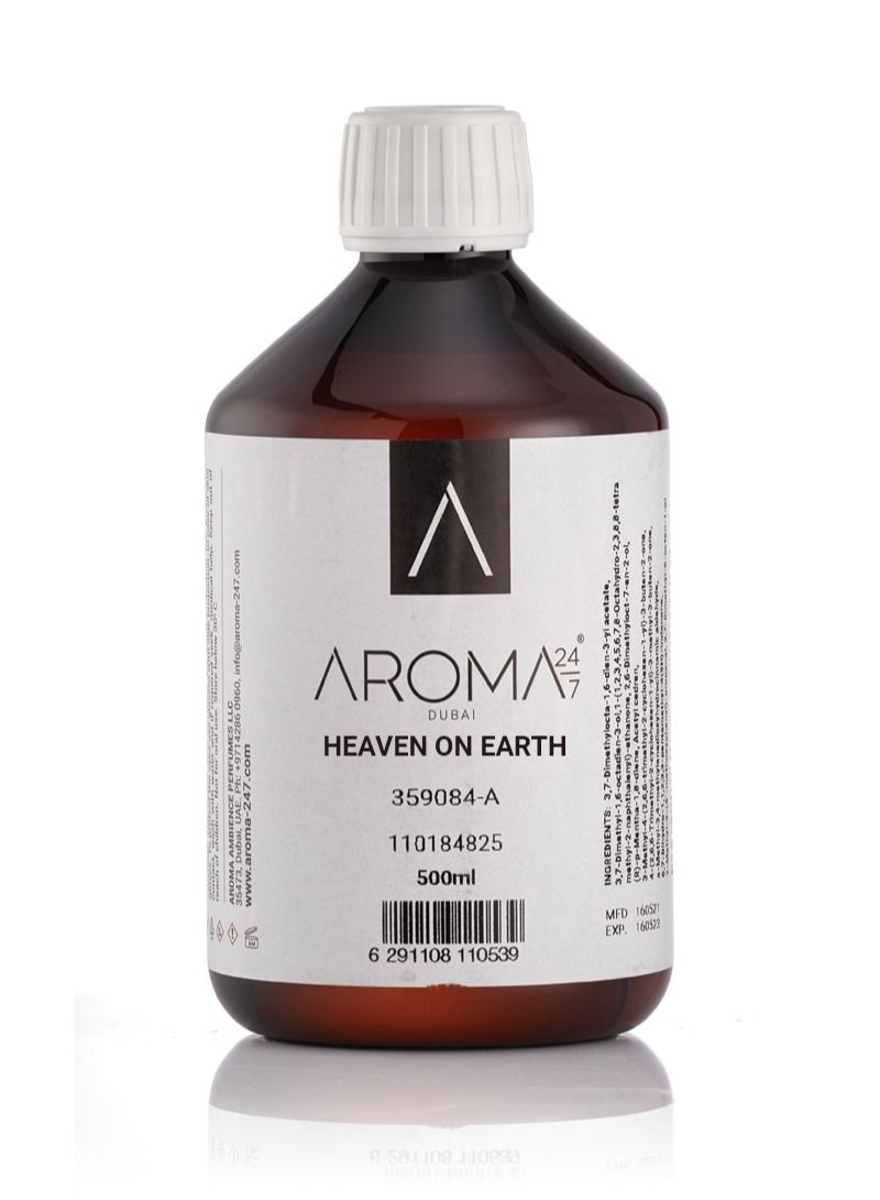 أروما 24/7 زيت عطري لموزعات الرائحة- Heaven On Earth 500ML - Image 2
