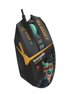 Bloody Bloody Renegade RGB Gaming Mouse W63 MAX, BC3332-A GAMING ENGINE, RGB BACKLIT, 6 Sniper Modes of Left Key, 12,000 CPI Resolution, 4 LOD Setting Switch, Activated, Midnight  - Image 4