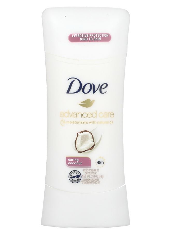 Dove Advanced Care Antiperspirant Deodorant Caring Coconut 2.6 oz (74 g)