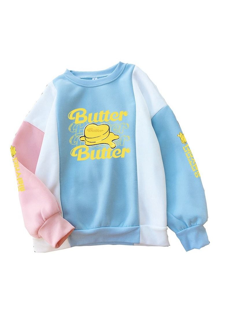 NIBEMINENT - Autumn and Winter Sweatshirt Bts Butter Sweater - Image 1