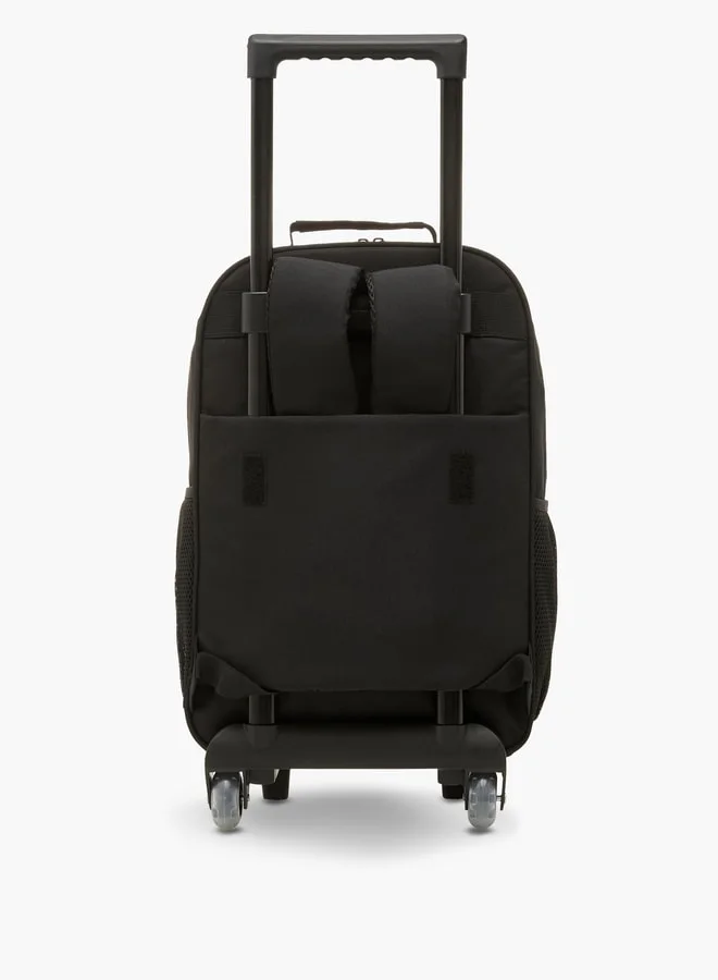 LBL by Shoexpress Colourblock Trolley Backpack with Retractable Handle - 44x16x30 cm