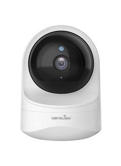 Baby Monitor Camera, 1080PHD Wireless Security Camera for Home, WiFi Pet Camera for Dog and Cat, 2 Way Audio, Night Vision, Works with Alexa Q6-W