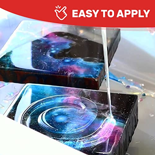 MAS Epoxies Art Pro Epoxy Clear Kit 2-Gallon (1-Gal Resin and 1-Gal Hardener) Low Viscosity and Enhanced UV Resistance, Ideal for Jewelry Making, Flower Preservation, and Other Resin Crafts - Image 5