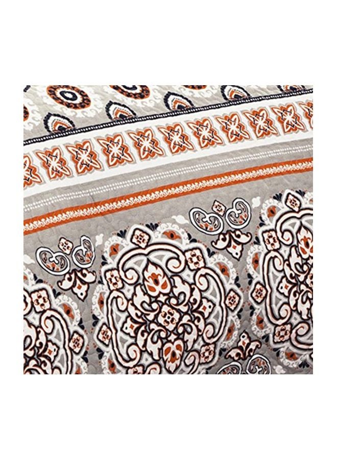 Lush Decor 3 Piece Nesco Quilt Set, King, Navy/Coral - Image 3