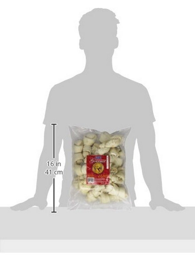 Cadet Cadet Premium Grade Beef Hide Dog Chews, 4"-5" Long-Lasting Knotted Rawhide Bones, Single-Ingredient, Natural Flavor, 2 Pound  - Image 3