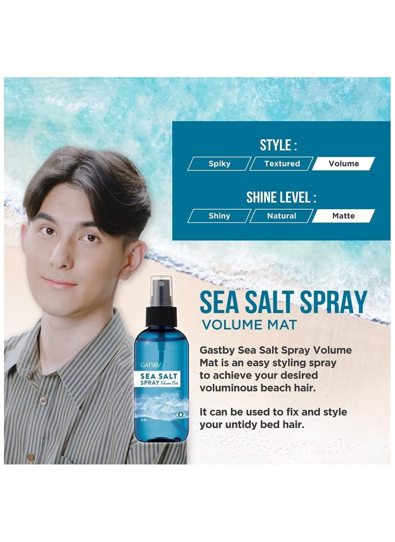 GATSBY Sea Salt Spray Volume Mat 145ml  - Image 2