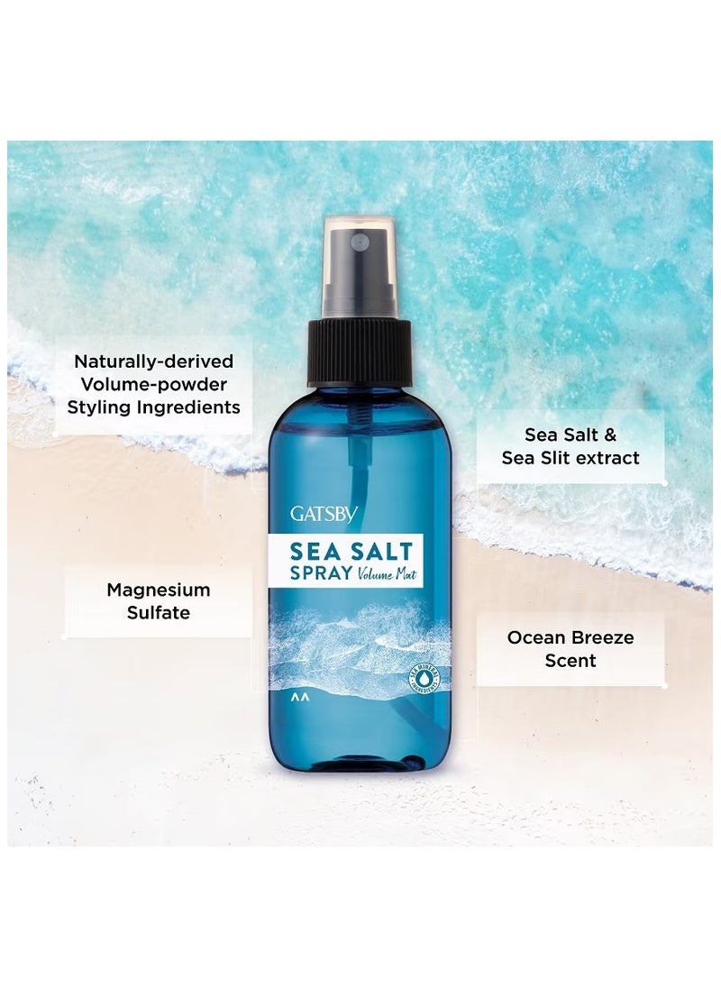GATSBY Sea Salt Spray Volume Mat 145ml  - Image 3
