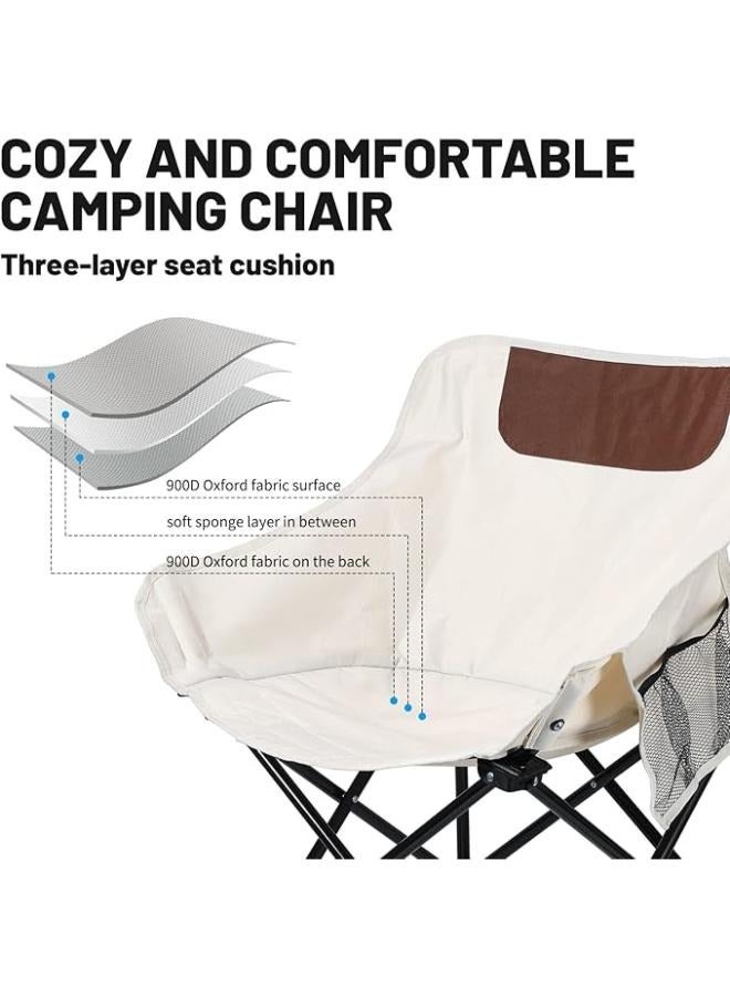 Executive LLC Portable Champing Chair Folding Chair for Outdoor use for  Picnic Fishing and Gardan Sets up in 4 Seconds Backpacking Chair with Carring Bags For Adult - Image 2