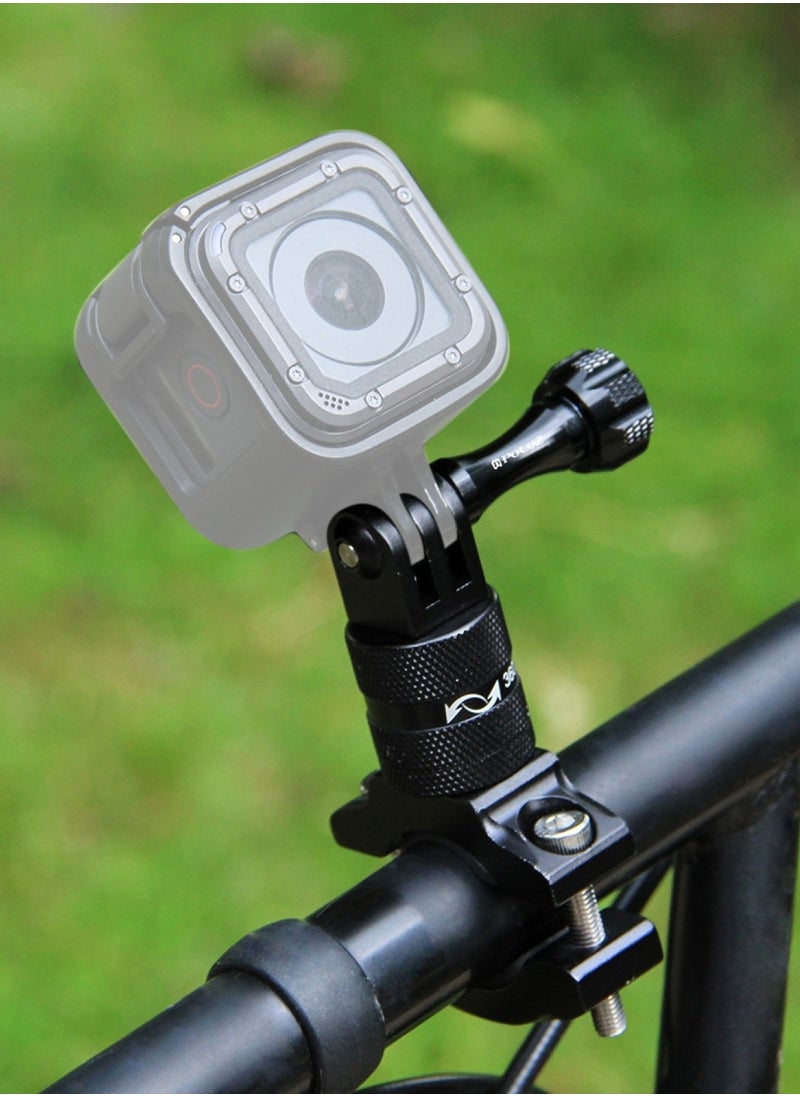PULUZ Adjustable Bicycle Pole Rollbar Bike Handlebar Mount for GoPro NEW HERO /HERO7 /6 /5 /5 Session /4 Session /4 /3+ /3 /2 /1, DJI OSMO Action, Xiaoyi and Other Action Cameras  - Image 1