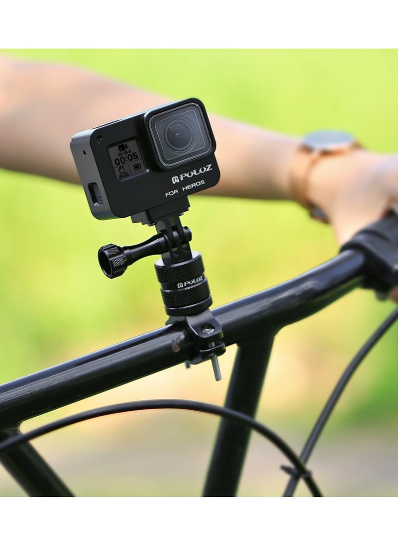 PULUZ Adjustable Bicycle Pole Rollbar Bike Handlebar Mount for GoPro NEW HERO /HERO7 /6 /5 /5 Session /4 Session /4 /3+ /3 /2 /1, DJI OSMO Action, Xiaoyi and Other Action Cameras  - Image 3