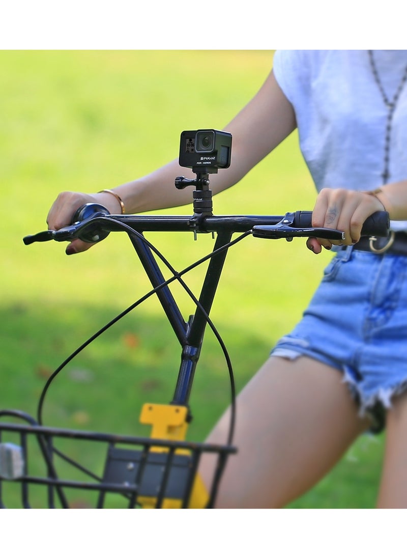 PULUZ Adjustable Bicycle Pole Rollbar Bike Handlebar Mount for GoPro NEW HERO /HERO7 /6 /5 /5 Session /4 Session /4 /3+ /3 /2 /1, DJI OSMO Action, Xiaoyi and Other Action Cameras  - Image 4