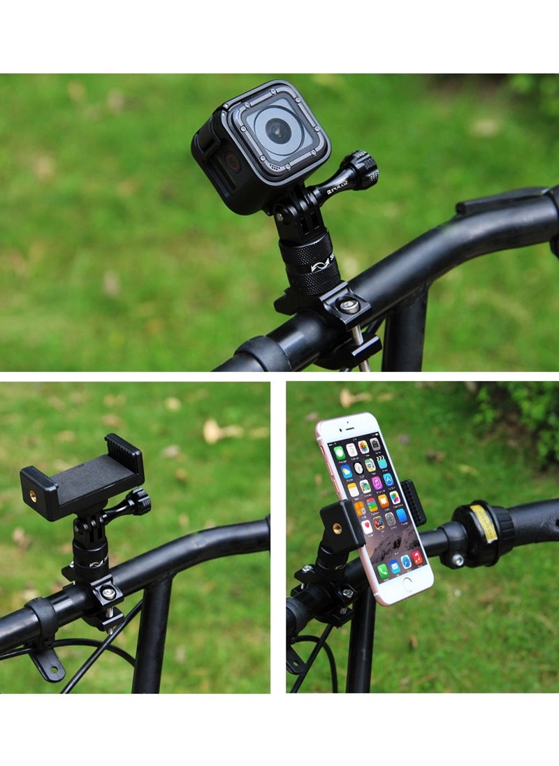 PULUZ Adjustable Bicycle Pole Rollbar Bike Handlebar Mount for GoPro NEW HERO /HERO7 /6 /5 /5 Session /4 Session /4 /3+ /3 /2 /1, DJI OSMO Action, Xiaoyi and Other Action Cameras  - Image 5