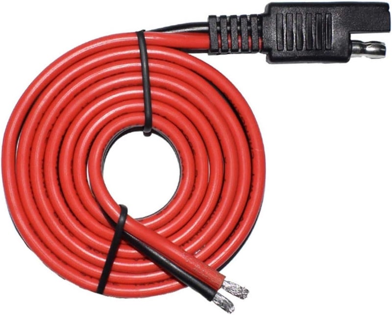 كابل تمديد موصل SAE 14AWG من LIXIN، قابس فصل سريع SAE، كابل تمديد سيارات SAE، قابس SAE للوحة الشمسية (5 متر/16.4 قدم) - Image 1