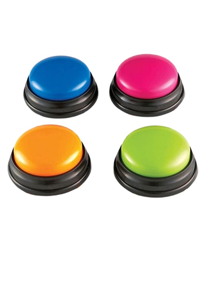 4-Piece Recordable Learning Answer Buzzer on Set - Image 1