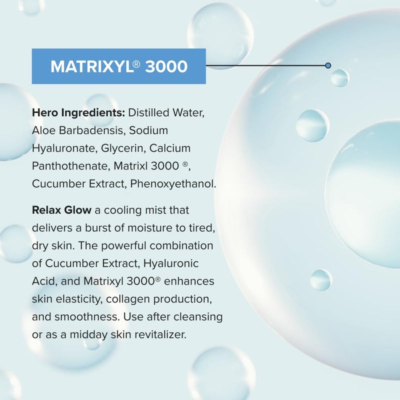 Cosmedica Skincare Refresh Glow Hydrating Peptide Spray with Matrixyl 3000, Cucumber Extract & Hyaluronic Acid for Revitalized Skin â€“ 4 oz - Image 3