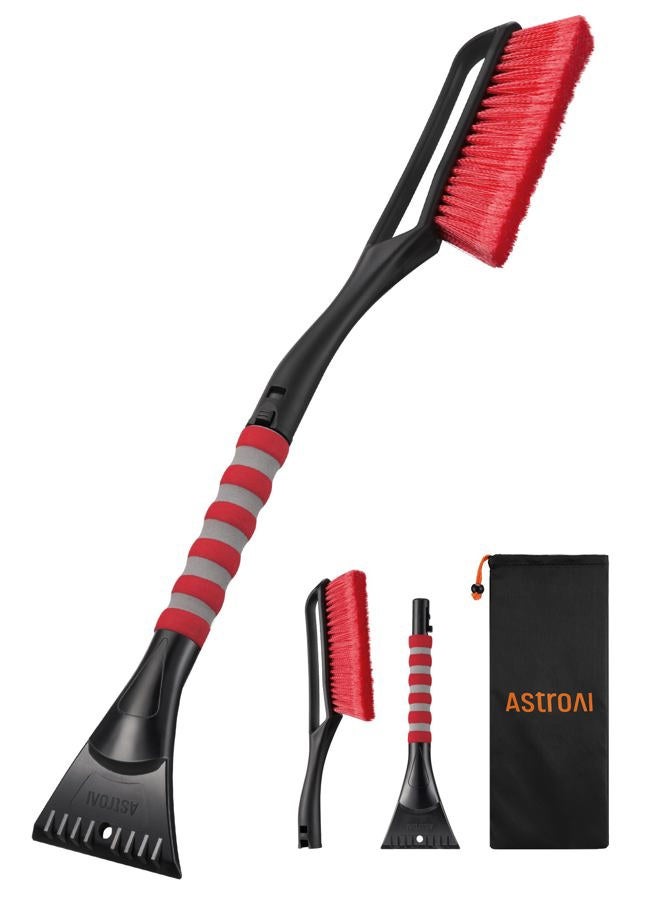 AstroAI 2-in-1 Ice Scraper 68.6cm Detachable for Car Windscreen and Snow Brush with Ergonomic Foam handle for Cars & Trucks & SUV - Image 1