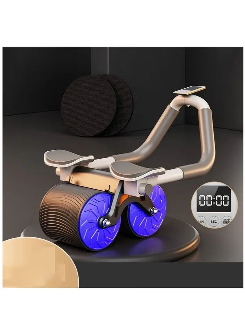 Denx Abdominal Exercise Wheel Roller for Core Strength, Home & Gym Fitness, Heavy-Duty Non-Slip Handles, Dual-Wheel Stability, Compact & Durable, Ideal for Abs, Arms, and Back Workouts - Image 1