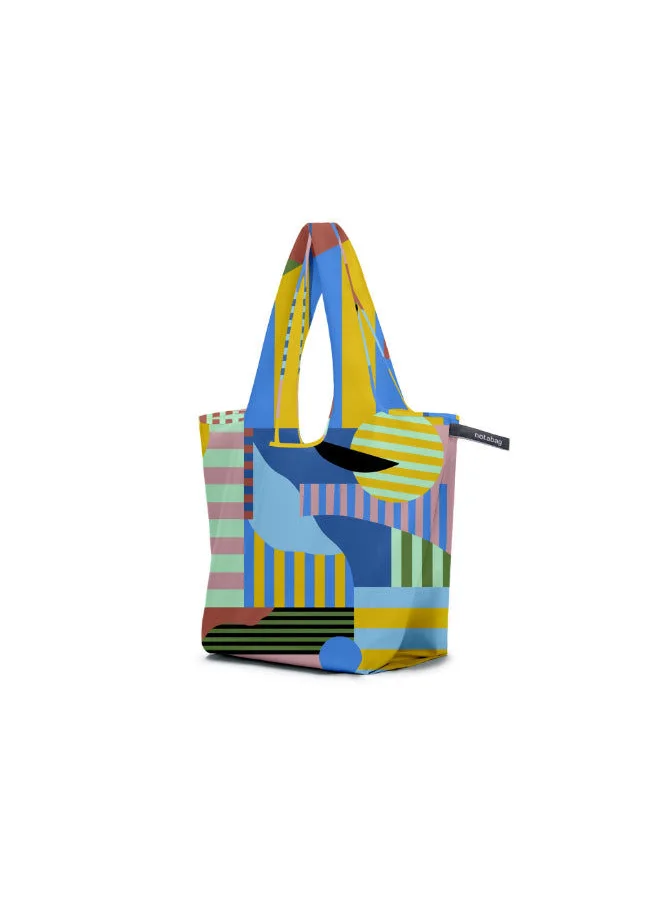 notabag Tote Bag | Multi-functional Bag, Spacious, Fashionable, Foldable into Pouch, Washable, Water Resistant, Eco-Friendly, Holds up to 20kg, for Daily Use, Shopping Bag - Landscape