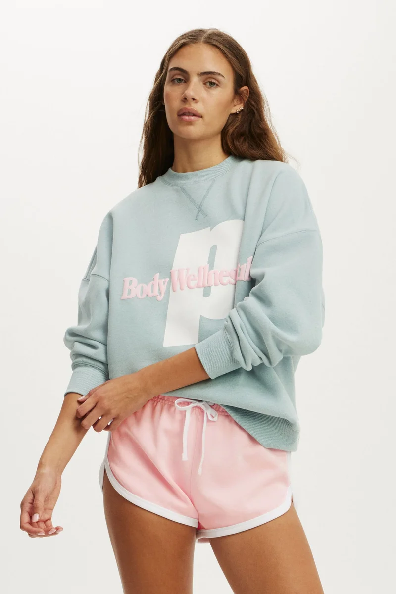LCN PLUSH DROP SHOULDER SWEATSHIRT