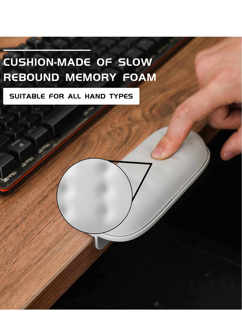 Y&D Ergonomic Keyboard Wrist Rest Pad, 2 Pcs Mouse Pad Support, Rotatable Memory Foam Support for Pain Relief and Easy Typing, Arm Home & Office Laptop Computer  - Image 4