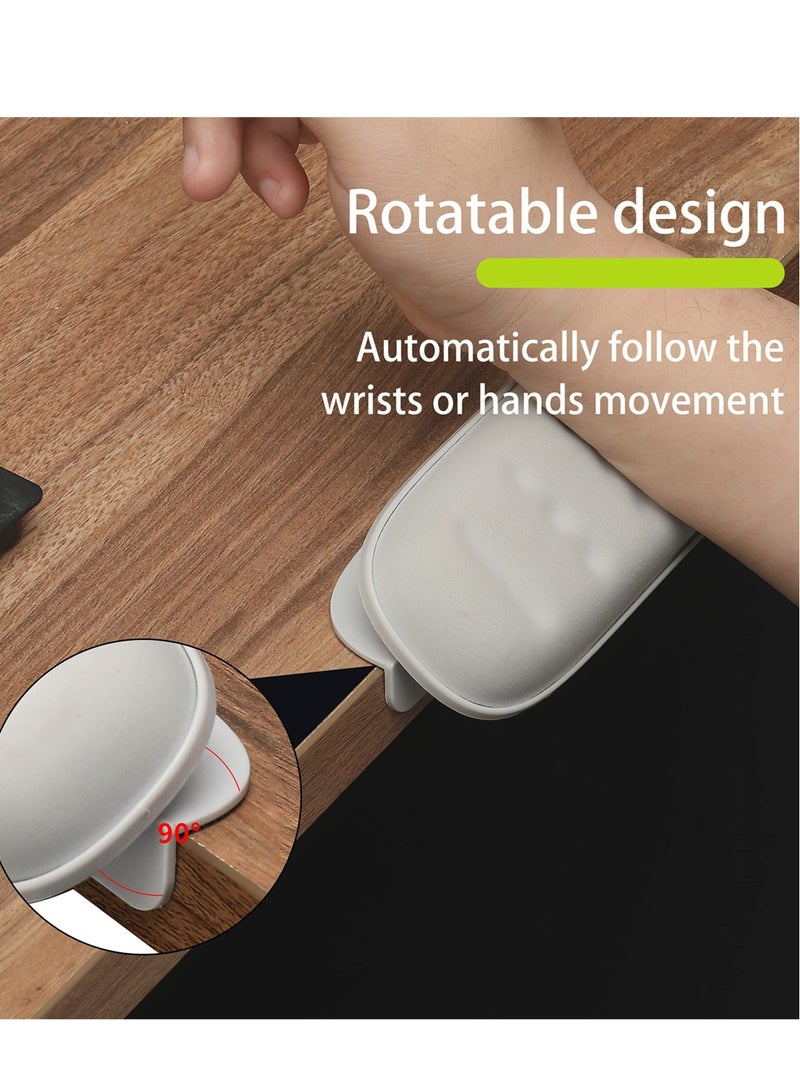 Y&D Ergonomic Keyboard Wrist Rest Pad, 2 Pcs Mouse Pad Support, Rotatable Memory Foam Support for Pain Relief and Easy Typing, Arm Home & Office Laptop Computer  - Image 3