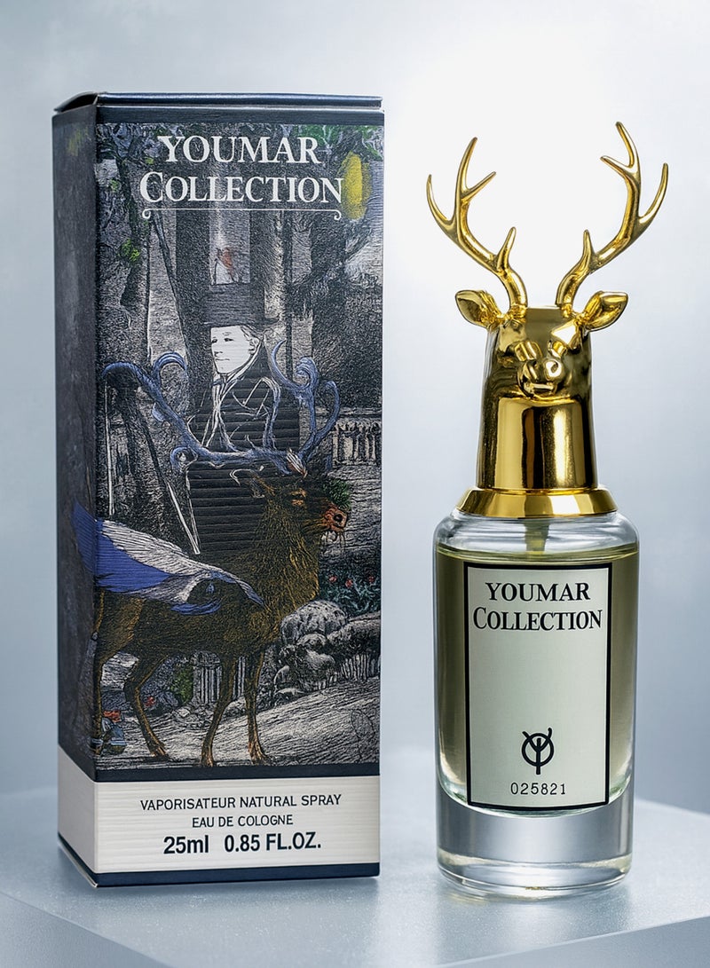 يومار أفضل عطر رجالي - مجموعة يومار رقم 5821، 25 مل | رائحة خشبية وعنبرية مع دفء الفانيليا | عطر أنيق للرجال للاستخدام اليومي - Image 1