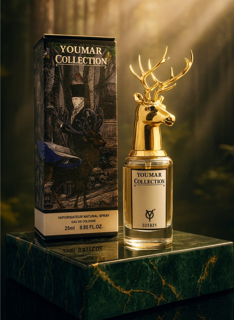 يومار أفضل عطر رجالي - مجموعة يومار رقم 5821، 25 مل | رائحة خشبية وعنبرية مع دفء الفانيليا | عطر أنيق للرجال للاستخدام اليومي - Image 3