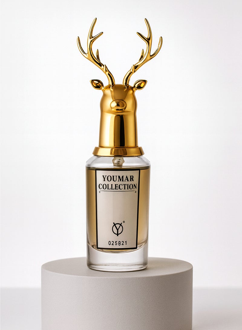 يومار أفضل عطر رجالي - مجموعة يومار رقم 5821، 25 مل | رائحة خشبية وعنبرية مع دفء الفانيليا | عطر أنيق للرجال للاستخدام اليومي - Image 4