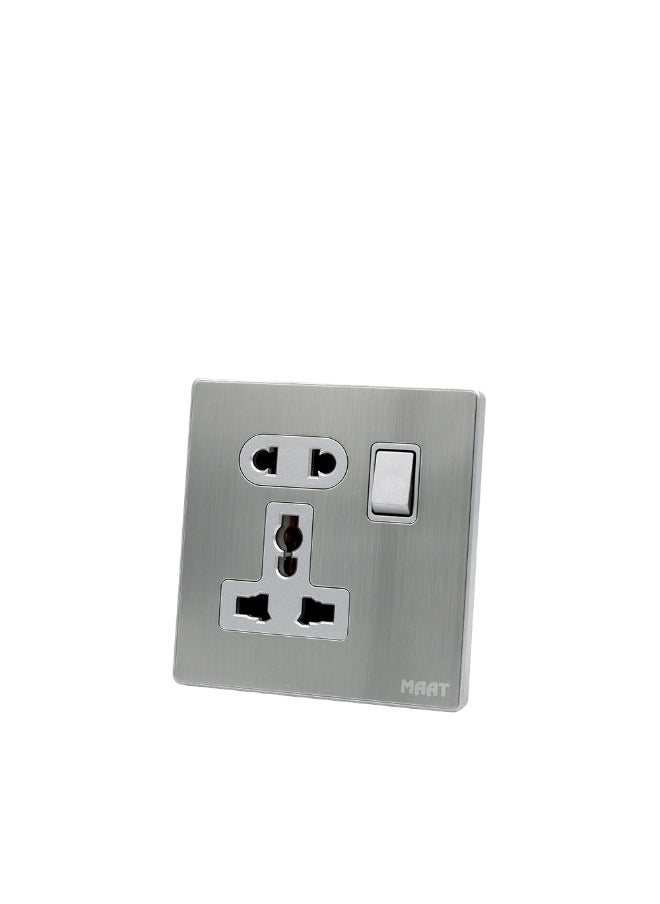 MAAT - 2 Gang 2+3 Pins Universal Switch Socket - Image 1