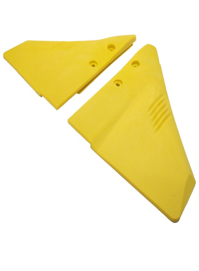 QuickMariner Boat Hydrofoil Stabilizer for Marine Outboard and Sterndrive Motors made of PA66 Plastic Yellow - Image 3
