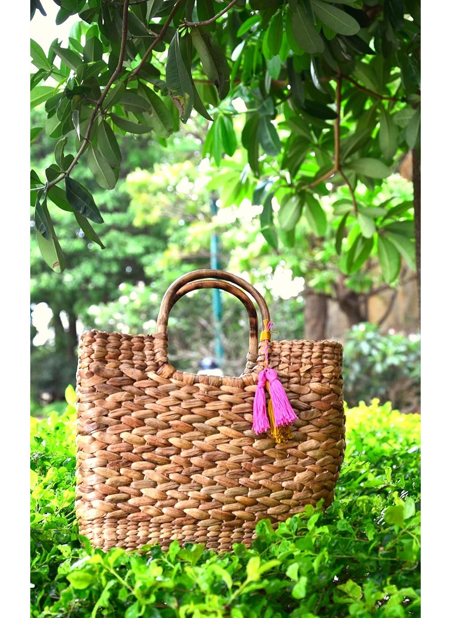 Generic - Water Hyacinth Basket Bag - Image 1