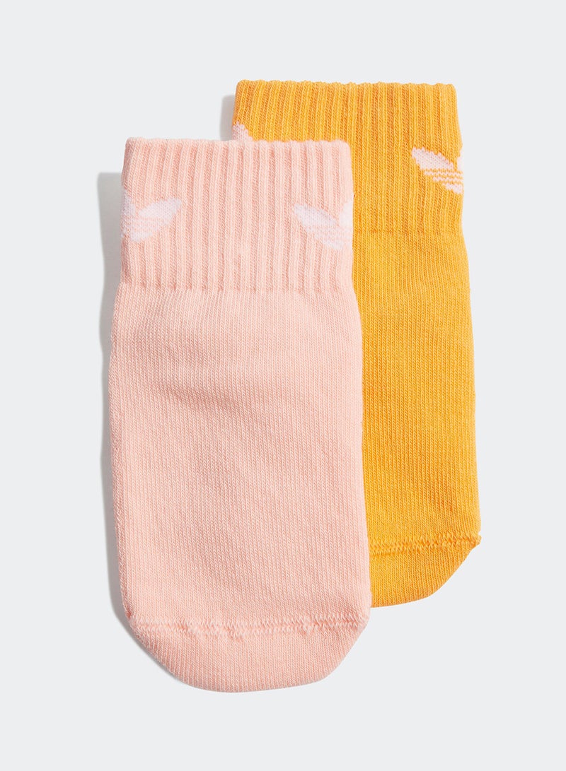 adidas Originals Kids 2 Pack Anti-Slip Socks  - Image 1
