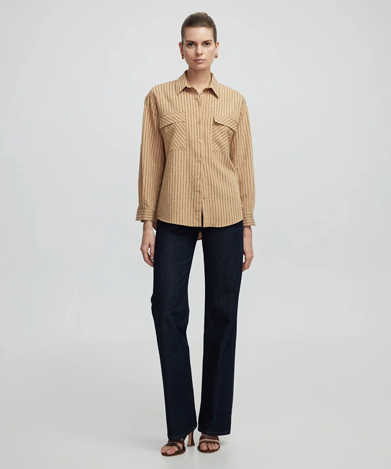 ابيكول Striped Shirt