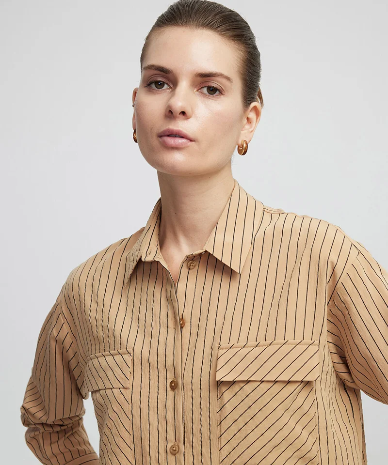 ابيكول Striped Shirt