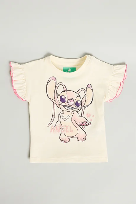 أر أند بي Angel Print Clothing Set