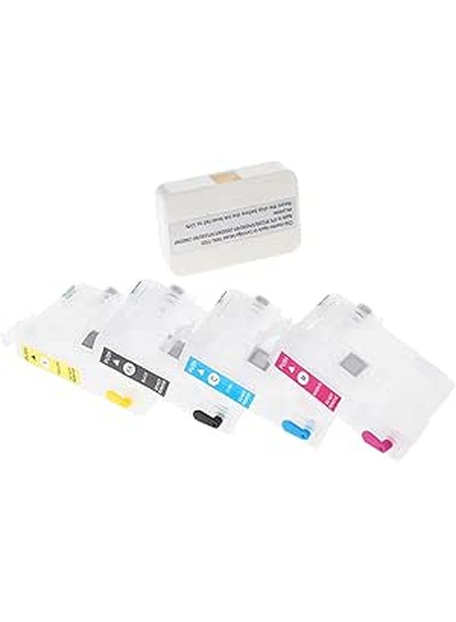 604XL Inkjet Refill Cartridges Featuring Permanent Chip for Epson WorkForce XP 4205 WF 2910 WF 2930 WF 2935 WF 2950 Printer Maintenance - Image 1
