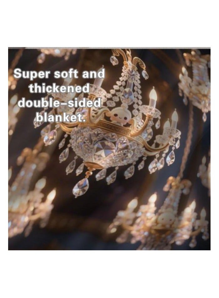 general Flannel thin blanket (warm and comfortable, suitable for sleep, gaming, dust removal and sandproof) 150cm*200cm - 794 - Image 5