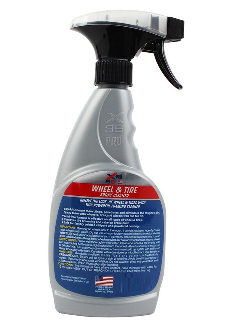 X-PRO Wheel And Tire Spray Cleaner 500 ML - Image 2