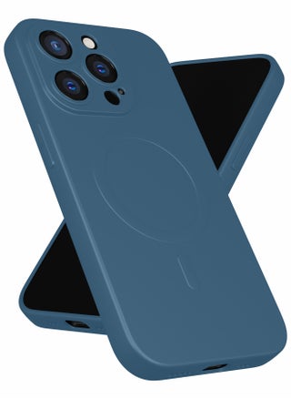 for iPhone 14 Pro Case, Soft Anti-Scratch Microfiber Lining, Compatible with MagSafe, Shockproof Phone Case for iPhone 14 Pro 6.1 inch, Blue - pzsku/ZAC6C1A8021F419F776D4Z/45/_/1702560398/e94b173c-64cd-4e74-84bf-9f14a9a63512