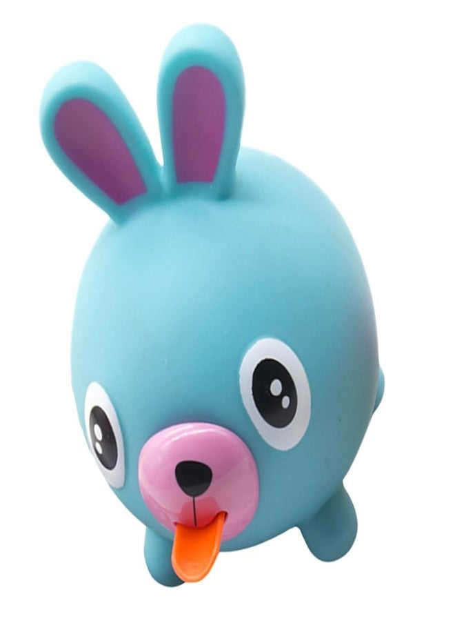 JD PRO Vent Decompression Stress Toys Dog Ball Gifts for Out Class Fidget Toystongue Talking Squeaky Latex with Screaming Adorable Tongue Blue Squeak Games Teenagers Sound Adults.( Multicolor ) - Image 1