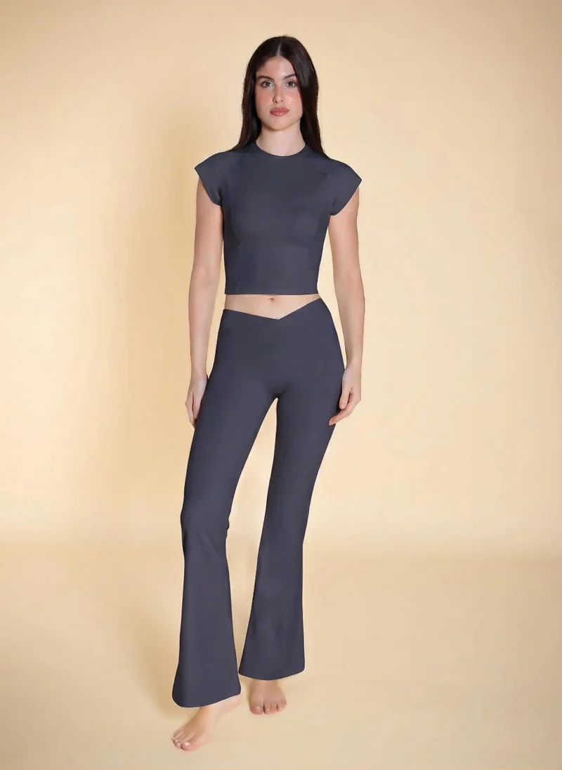 شايبس WRAP OVER SOFT FLARE PANTS