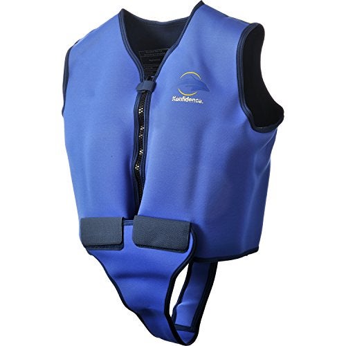 Konfidence Adult Swim Jacket (46-50", Blue/Yellow) - Image 1